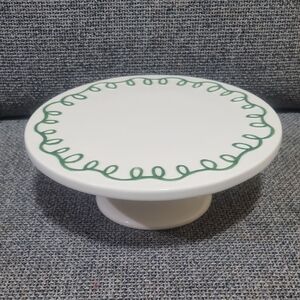 KATE SPADE NY x TARGET Ceramic Cake Stand Cream/Green